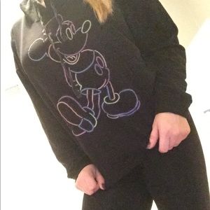 Multicolored Mickey Mouse Sweatshirt
